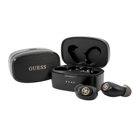 Écouteurs sans Fil Bluetooth + Boîtier de Chargement Type-C Étanche IPX5 GUESS GUTWSJL4GBK - No… — Accessoire · Smarty Paris 18e